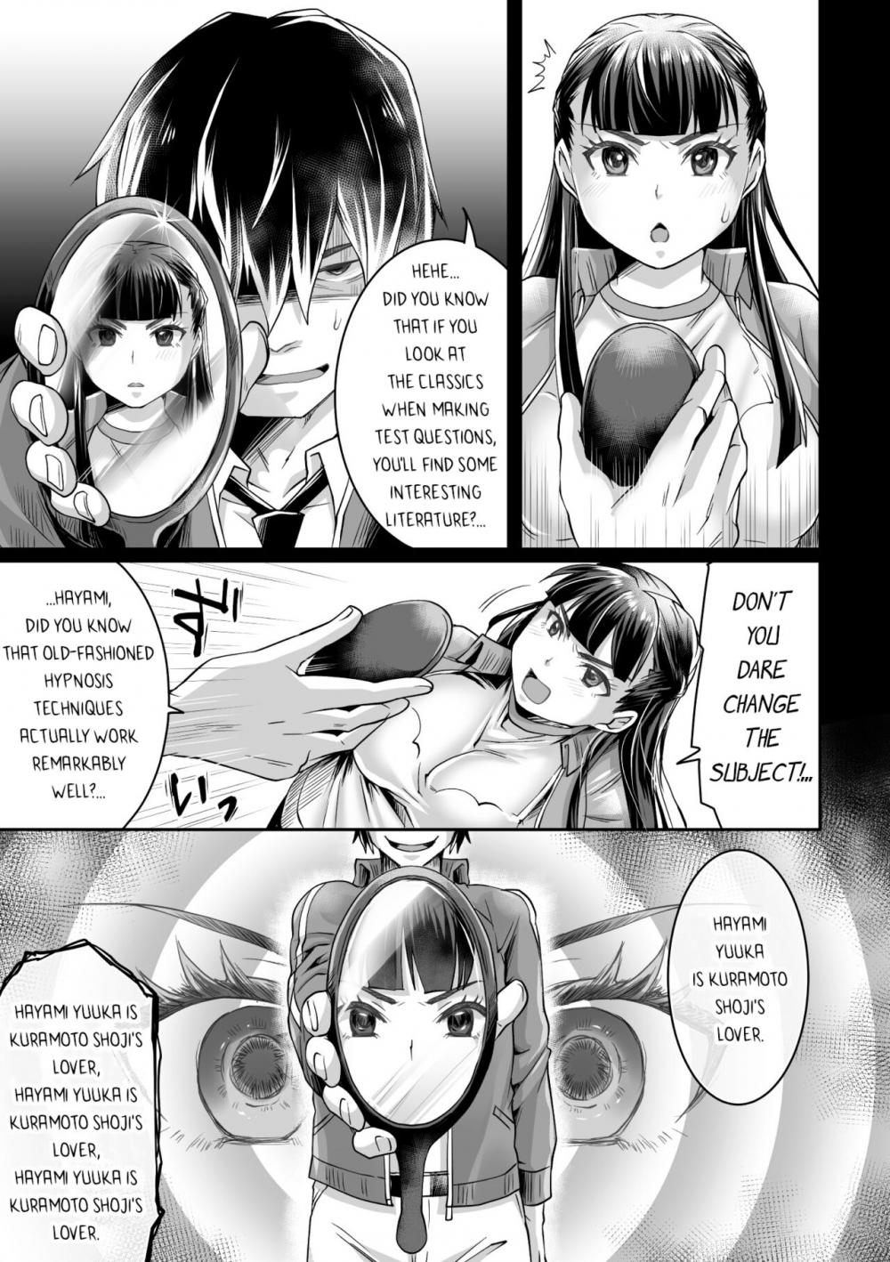 Hentai Manga Comic-I Tried To Turn A Straight-laced JK Into A Bitch With Hypnosis-Read-3